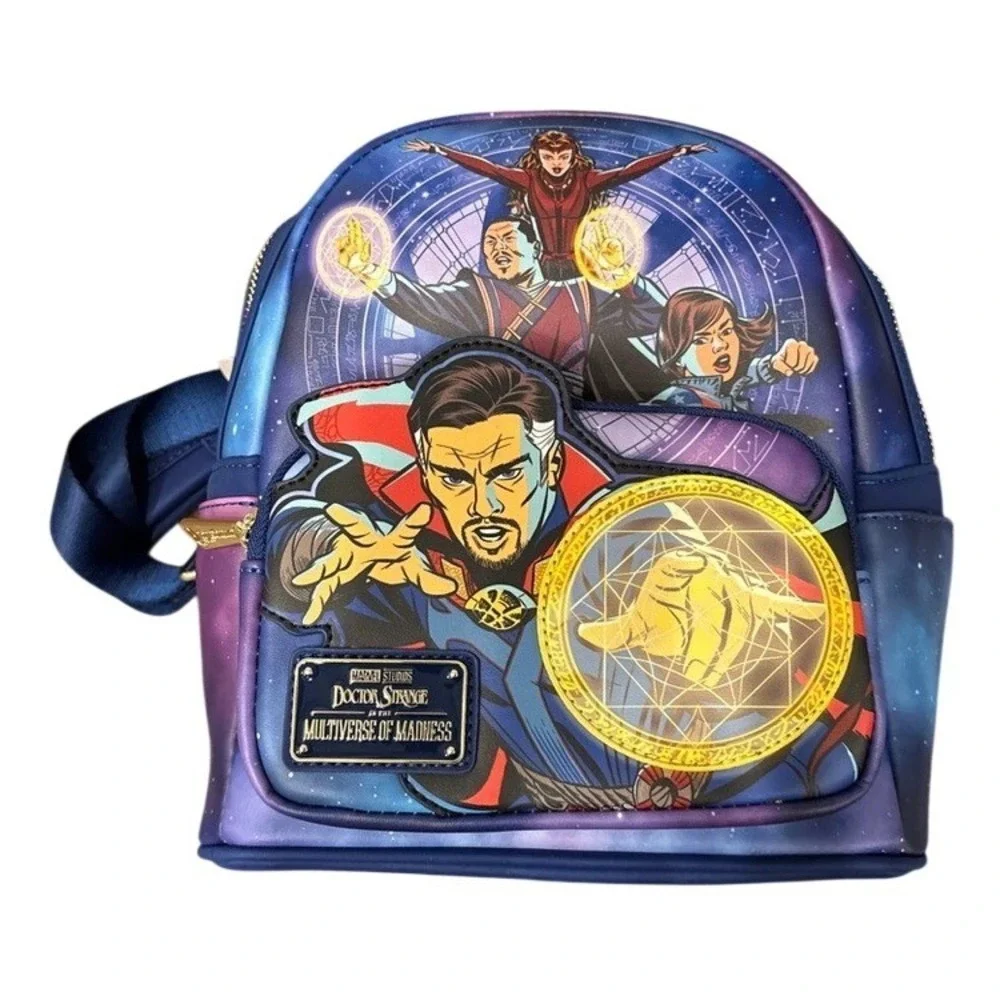 Loungefly Marvel Doctor Strange Multiverse of Madness Mini Backpack Blue‎ Purple